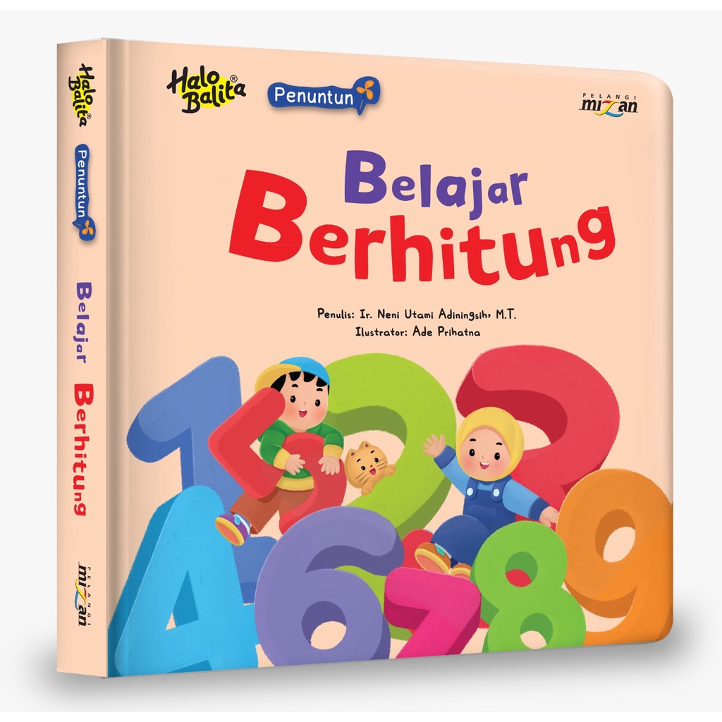 Buku Anak Boardbook Halo Balita Penuntun: Belajar Berhitung