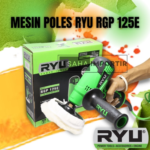 Mesin Poles RYU RGP125E Mesin Poles Mobil Gun Polisher RYU Polisher Gun Polisher Mesin Poles RYU RGP
