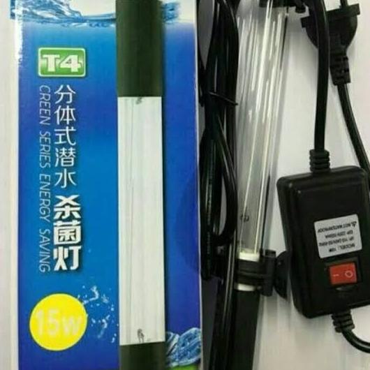 Lampu Uv Yang 15 Watt Sterilizer Kolam Ikan Aquarium Submersible