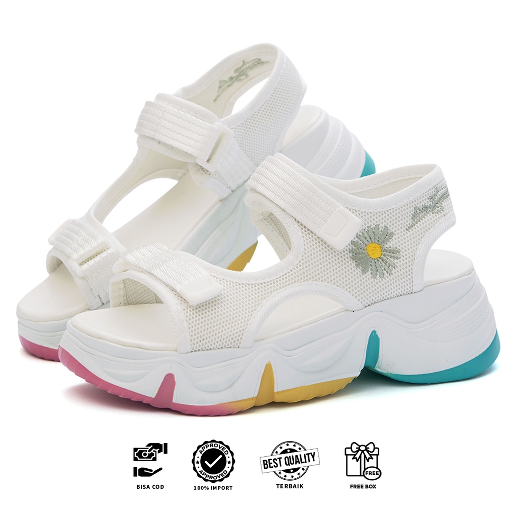 [Original Ber-Hologram] SNEAKYSHOES SEOJIN SEPATU WANITA SNEAKER SHOES H005