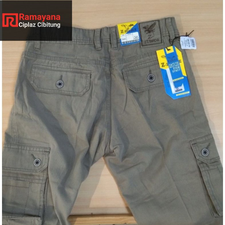 Celana Cargo Pria / Brand Original Z - Ziagle / Ramayana Cibitung
