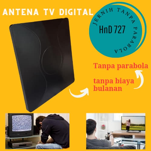 Antena Atena Anten Tv Digital Analog Indoor Outdoor Dalam Dan Luar Ruangan