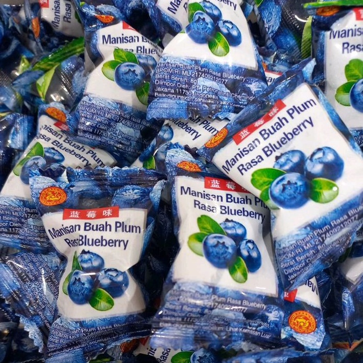 

Manisan Plum Rasa Blueberry 500Gram