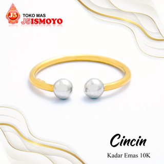 Image of Cincin Emas 10 Karat Jia, Cincin korean style