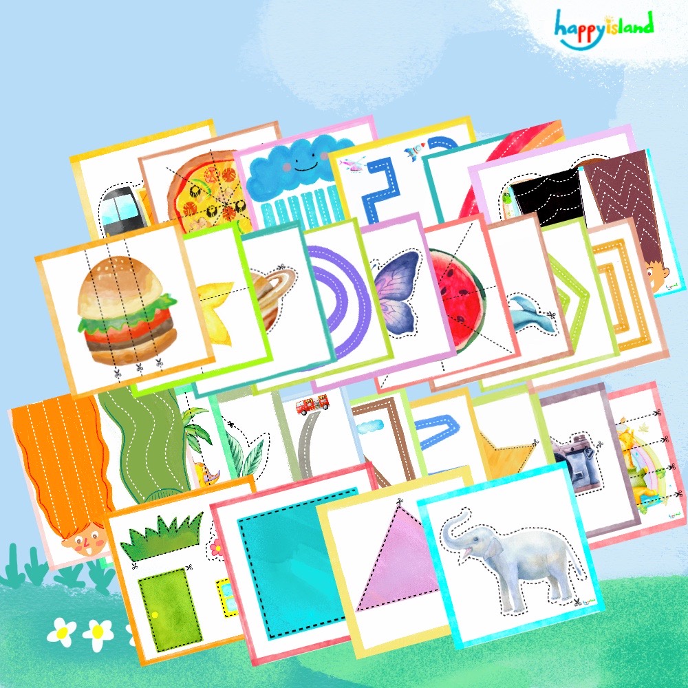 

Lembar Latihan Menggunting Anak - Paper Cut 30 pages
