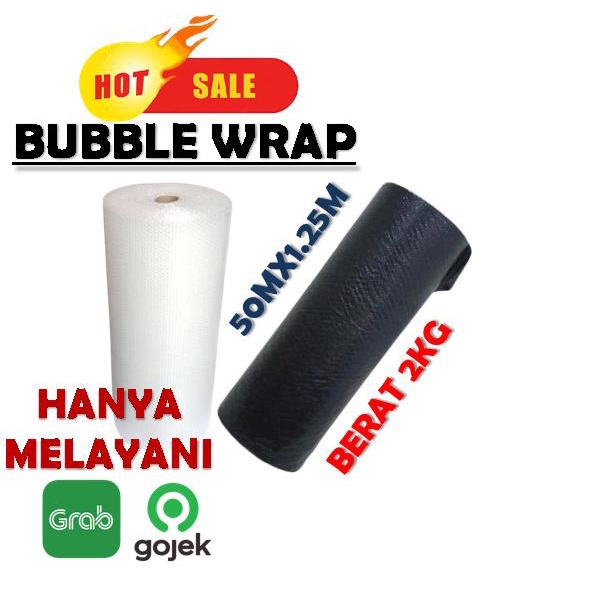 

BUBBLE WRAP PUTIH / BUBLE WRAP BENING 2KG 1.25MX50M