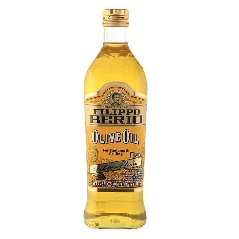 

minyak zaitun olive oil filippo berio pure for sauteing & grilling 1000 1 liter