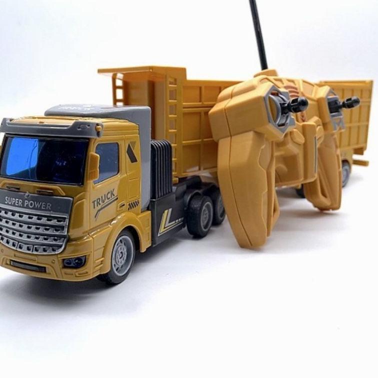 Mainan Rc Car Truck Fuso Long Vehicles - Mainan Rc Car Mobil Truk Bak
