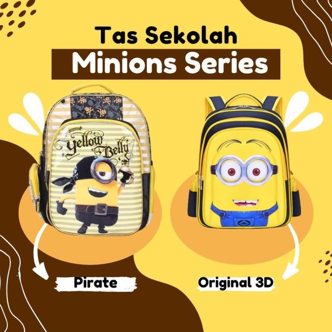 Tas Sekolah Anak Minions Tas Anak SD Ransel Tas Anak Sekolah Tk Minion