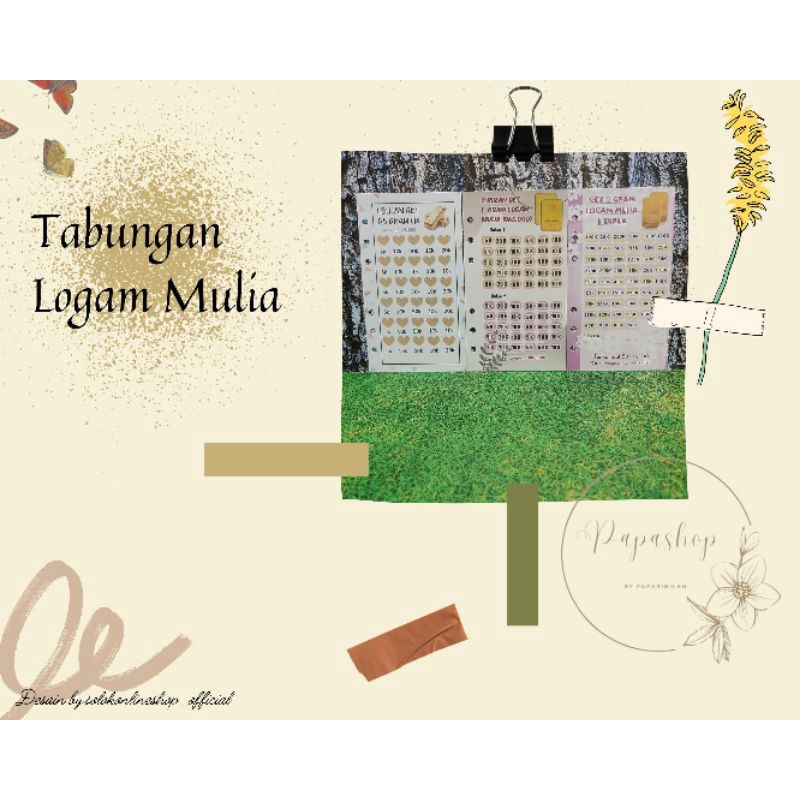 

Kertas Binder A6 "Tabungan Logam Mulia" (Harga 1 Lembar)