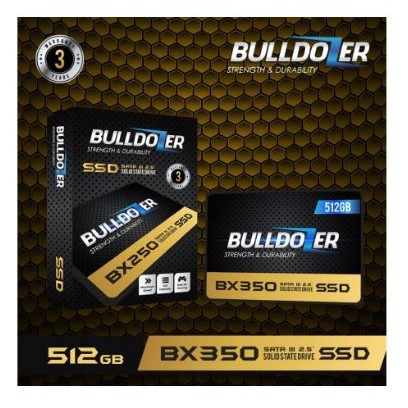 Ssd bulldozer 512gb 2.5&quot; sata III 3.0 6Gbps for laptop pc enclosure bx350 bx-350 - solid state drive 2.5 inch 512g sata3