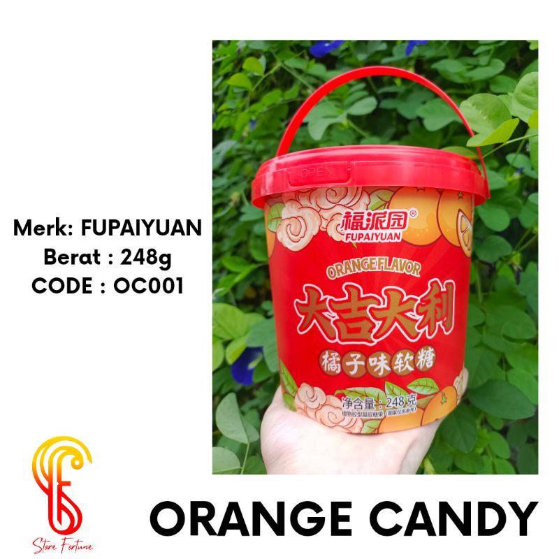 

OC001 - ORANGE CANDY BUCKET