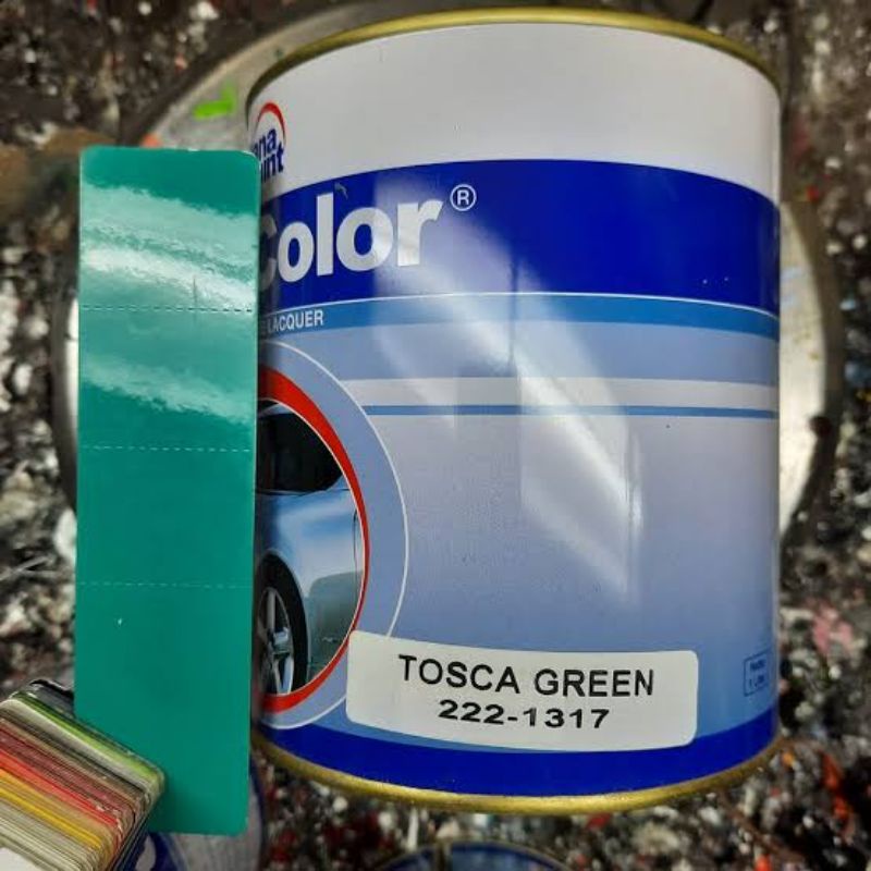 RK TOP COLOR 1317 TOSCA GREEN-Hijau Tosca Cat Mobil Kayu Besi Duco