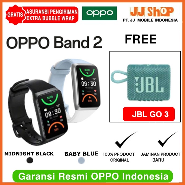 [NEW!] OPPO BAND 2 [AMOLED Screen,Fast Charging] GARANSI RESMI