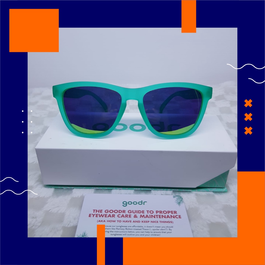 GOODR SUNGLASSES NESSY’S MIDNIGHT ORGY Kaca Mata Olahraga Pria Wanita