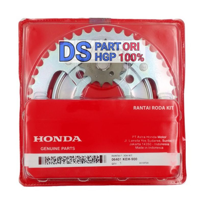 HGP 06401-KEH-900 Gear Gir Rantai 1 Set GL Pro Neotech Megapro Lama Primus 1999 - 2009