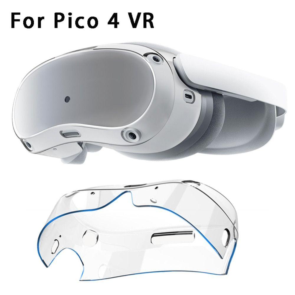 POPULAR Populer VR Kacamata Cover Pelindung Headset VR Pelindung Shockproof Transparan Untuk Pico4 VR