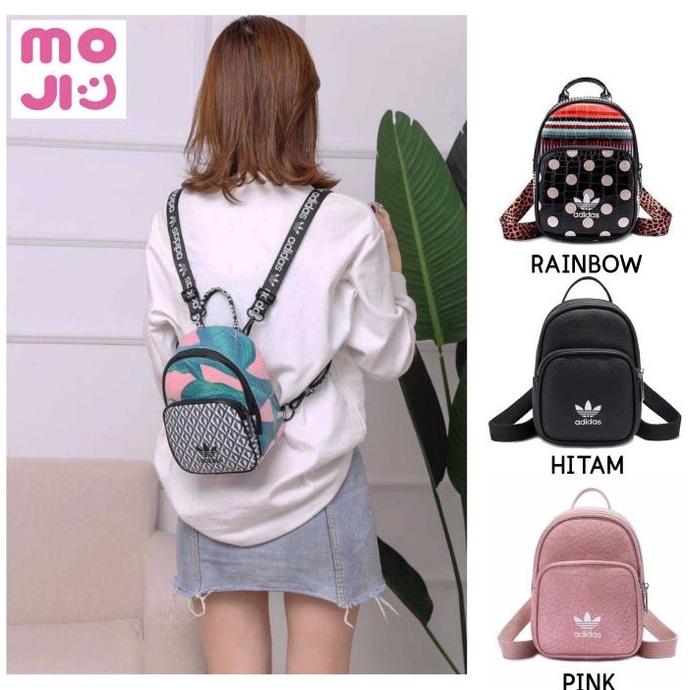 MOJI Tas Ransel ADIDAS Wanita Mini Backpack Fashion IMPORT