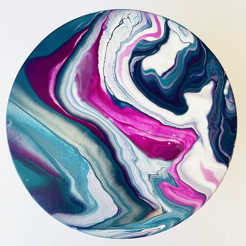 Reeves Pre Mixed Acrylic Pouring 4 x 100ml Set