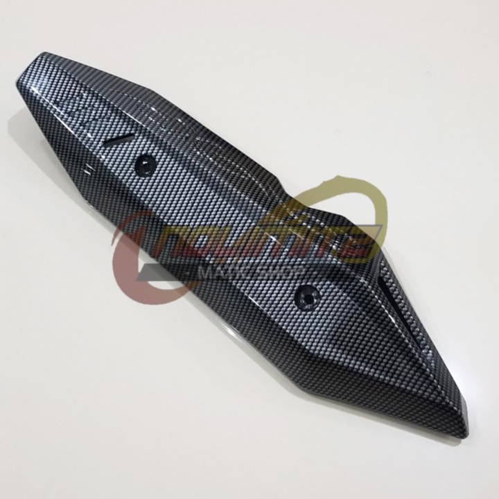 Cover Knalpot NEMO Carbon Tutup Pelindug Tameng Muffler Honda Vario 125 150 2018 UP