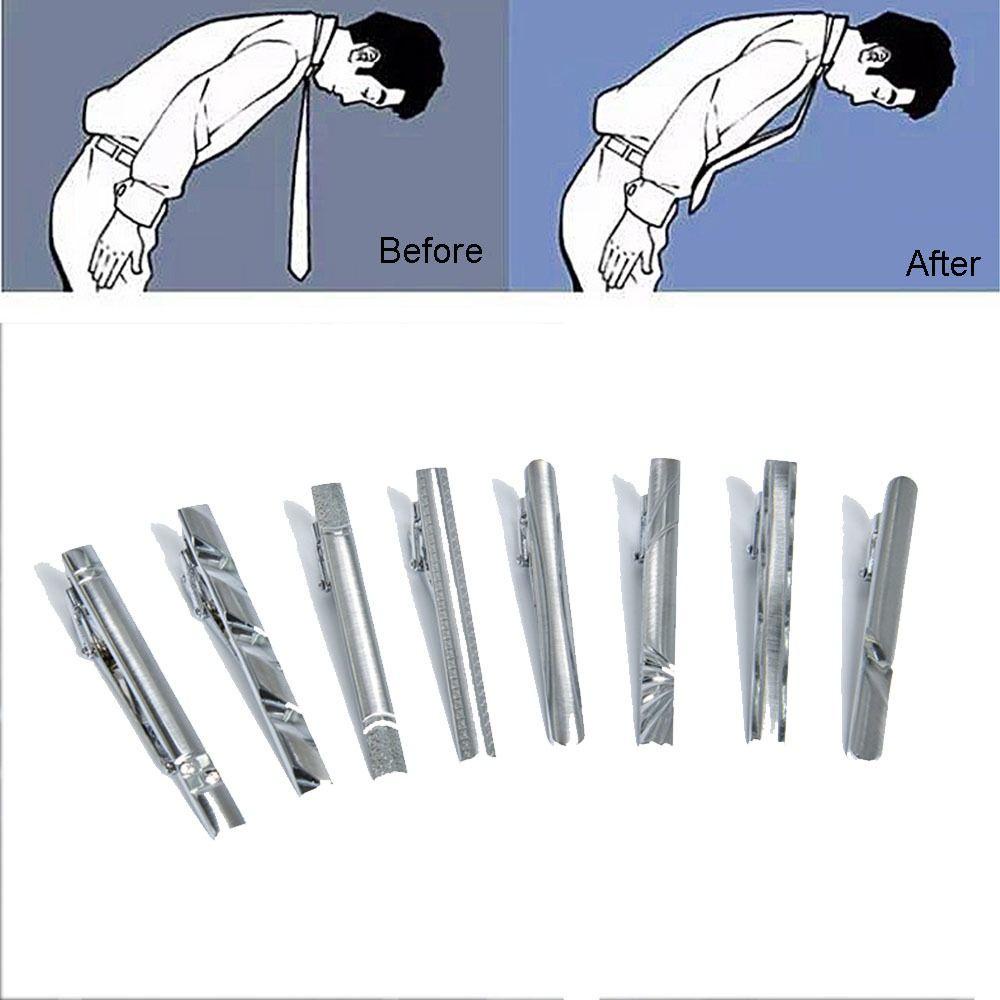 Agustina Klip Dasi Logam Aksesoris Pria Formal Tie Pin Pernikahan Fashion Perhiasan Berlapis Emas Clasp Clip