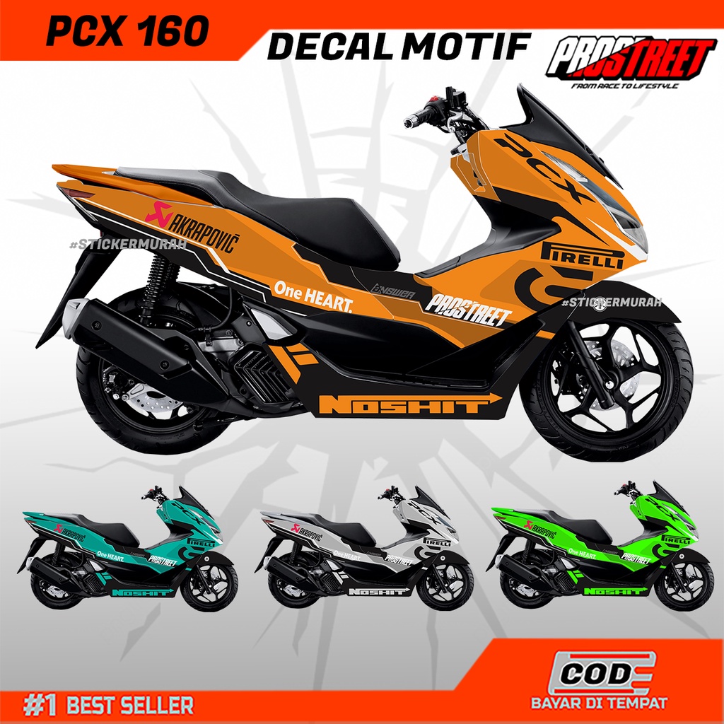 PROSTREET DECAL PCX 160 MOTIF PROSTREET DECAL MOTOR PCX 160