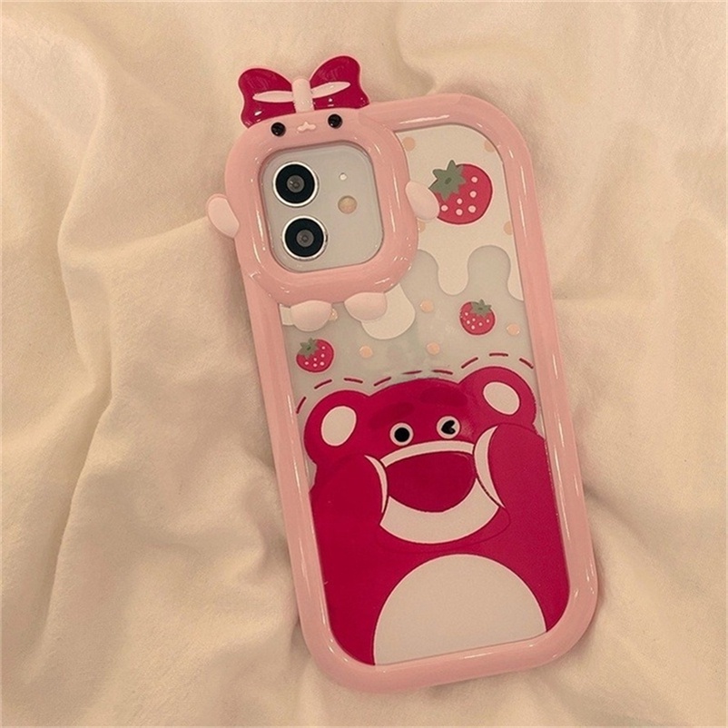 Redmi Note 11 10s 9s 10 9 Pro Redmi 10C 10A 10 9 9A 9C 9T Mi 11 Lite Mi Poco F3 Mi 10T Lite Honey Bear Phone Case Soft TPU Shockproof Anti-fall Silicone Case Back Cover