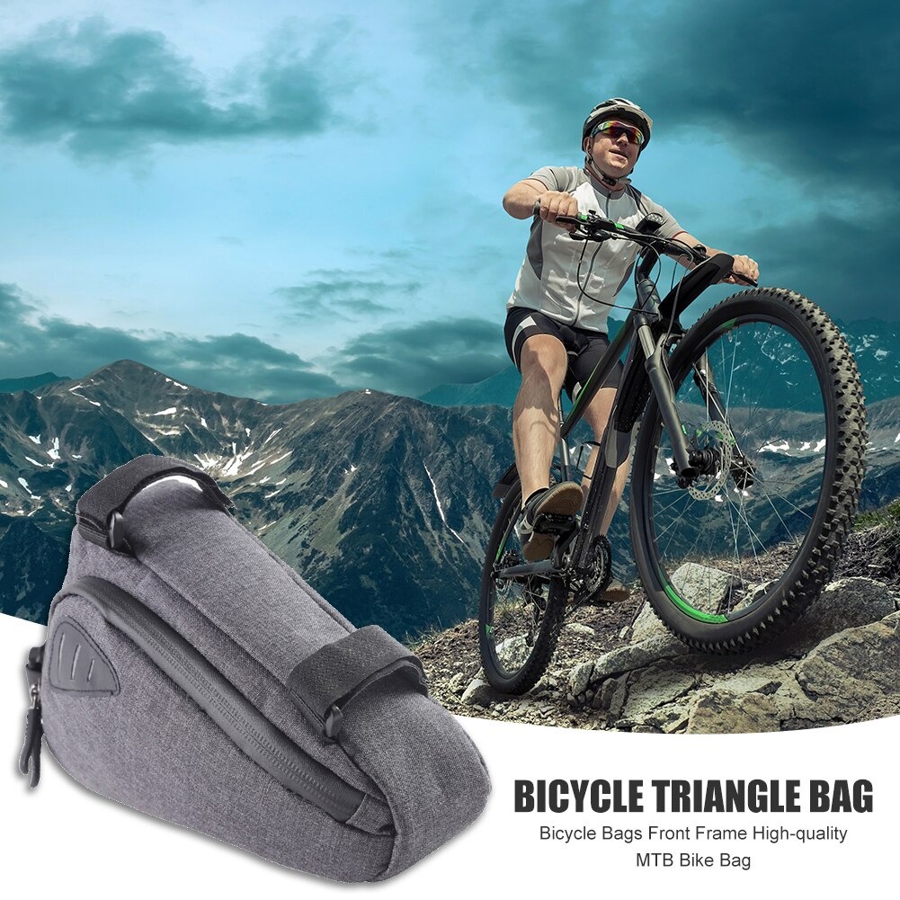 SDi Tas Sepeda Serbaguna Triangle Frame Bag Pouch Ros126 Black By Pro