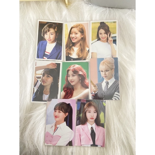 official photocard monograph TWICE chaeyoung nayeon jihyo formula of love jihyo eyes wide open jihyo