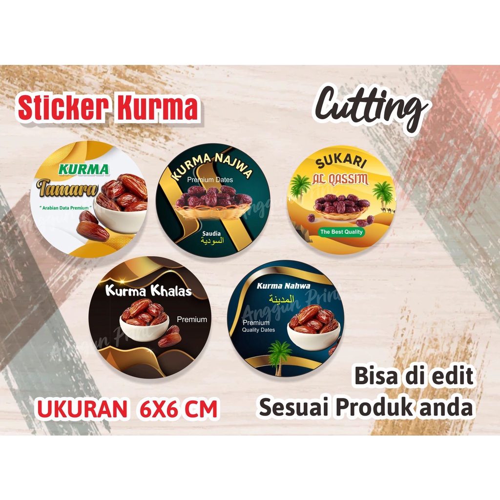 

Stiker Kurma Bulat | | Cutting Cromo Bulat