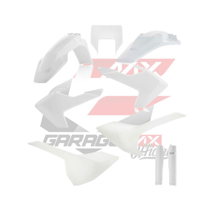 BODY SET ACERBIS FULL PLASTIC KIT HUSQVARNA TE FE - WHITE