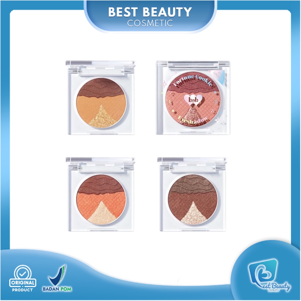 ★ BB ★ BNB barenbliss Fortune Cookie Eyeshadow - Kosmetik Korea Eyes Pallete Make Up Natural Pigmented Tahan Lama