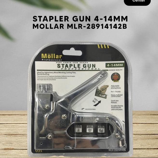 

Staple Gun Tembak Staples Stepler Hekter mollar 3in1 jok kulit kardus