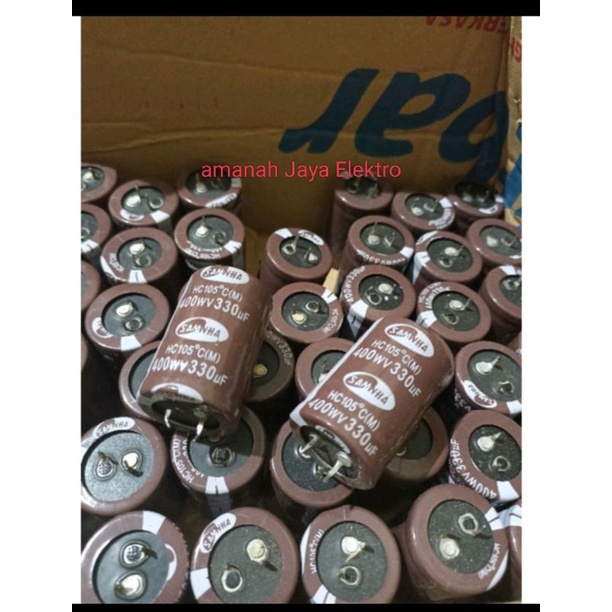 Elco 330uf 400v samwa bagus