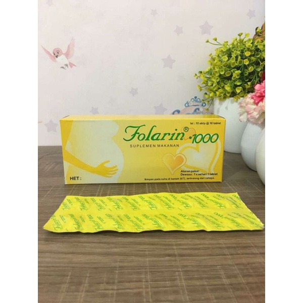 folarin asam folat 1000 mcg harga/box isi 10 strip 100 tablet paling murah sejagat raya 1 miliyar pe