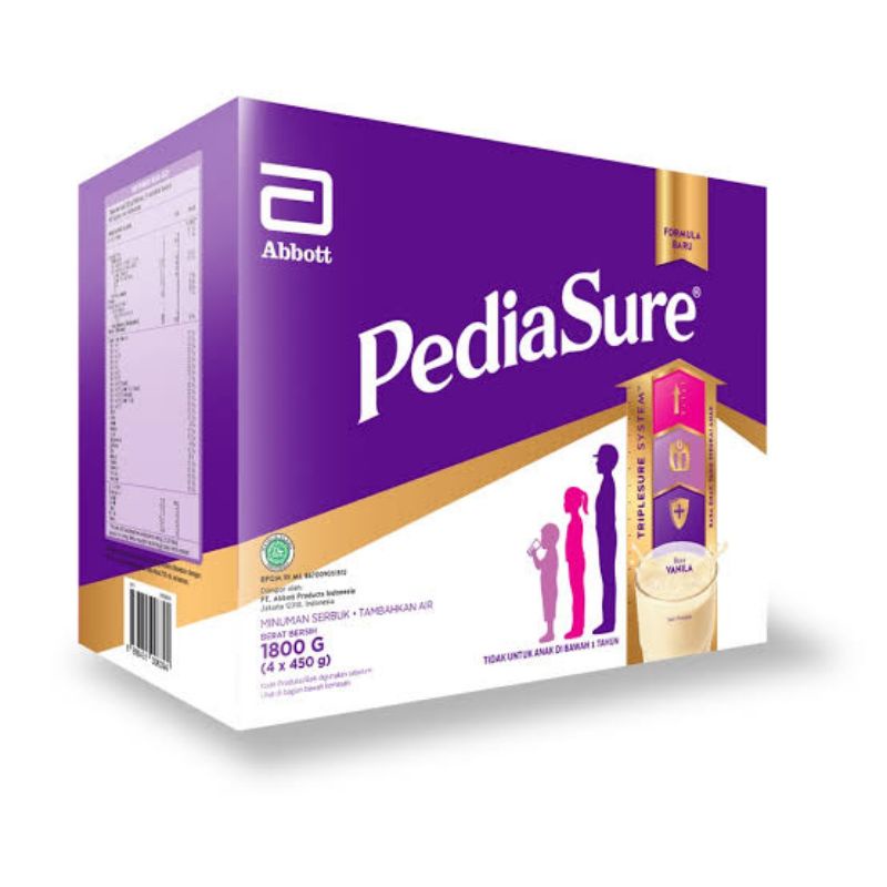 PEDIASURE 1800GR VANILA SUSU PERTUMBUHAN ANAK 1-10 TAHUN