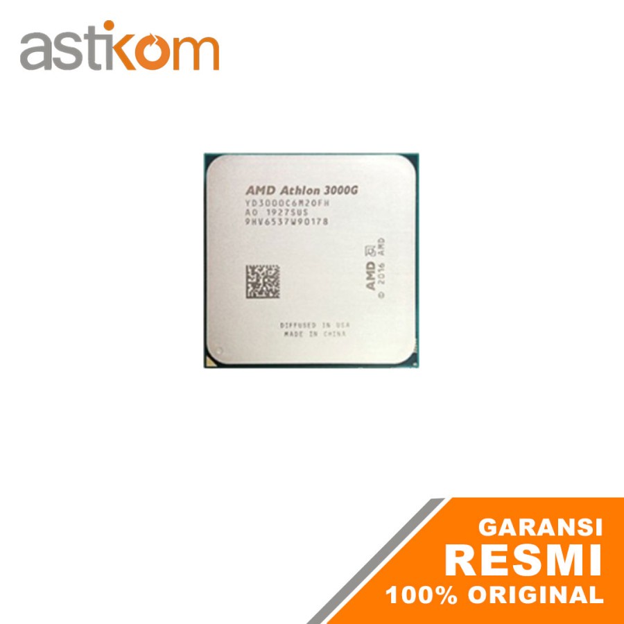 AMD Athlon 3000G Core (4T) 3.5GHz AM4 35W Tray