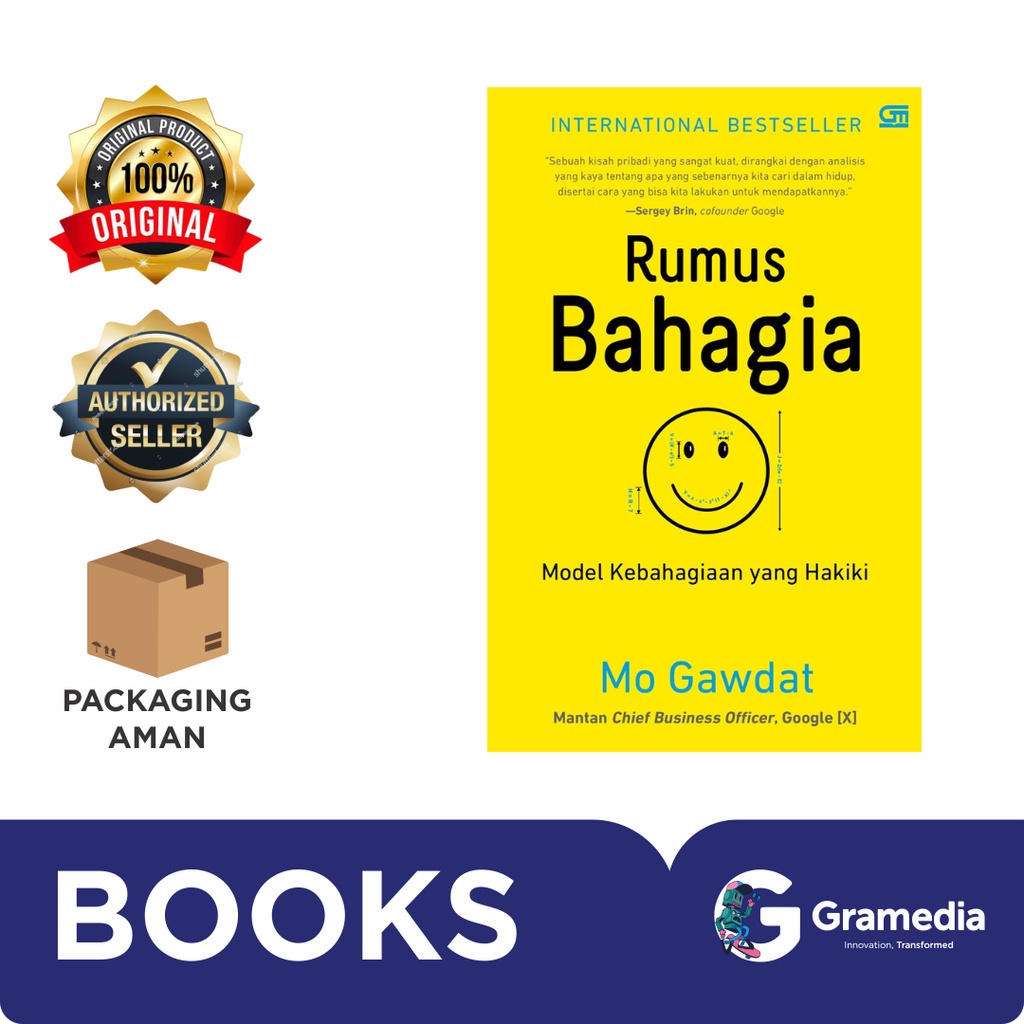 Jual Gramedia Bandung - Rumus Bahagia: Model Kebahagiaan Yang Hakiki ...