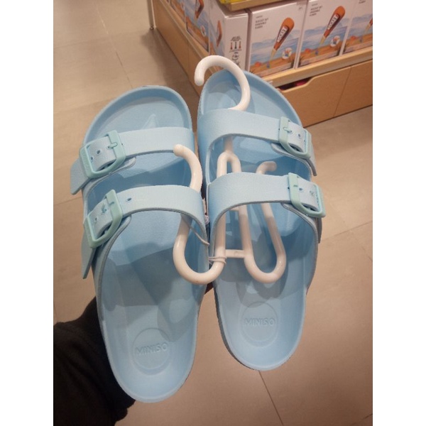 Sandal Selop Miniso, Sandal Miniso, Fashion Two Band Slippers