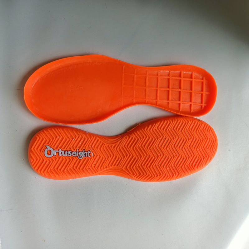 Outsole bawahan sepatu futsal sol sepatu futsal Ortus satu warna