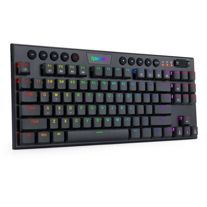 Keyboard Mechanical Redragon Keyboard RGB Ultra Low Profile HORUS TKL- K622-RGB