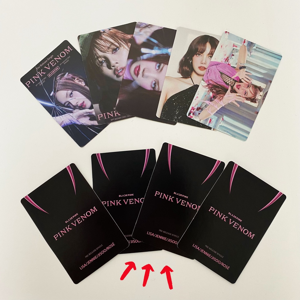 55pcs / Set Kartu Foto  LISA Jisoo JENNIE Chaeyoung