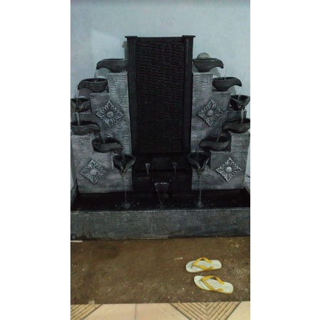 Kolam Ikan Koi Air Mancur Taman Minimalis Portable Second