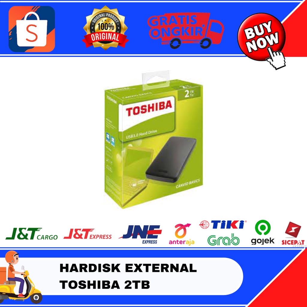 HARDISK EXTERNAL TOSHIBA 2TB