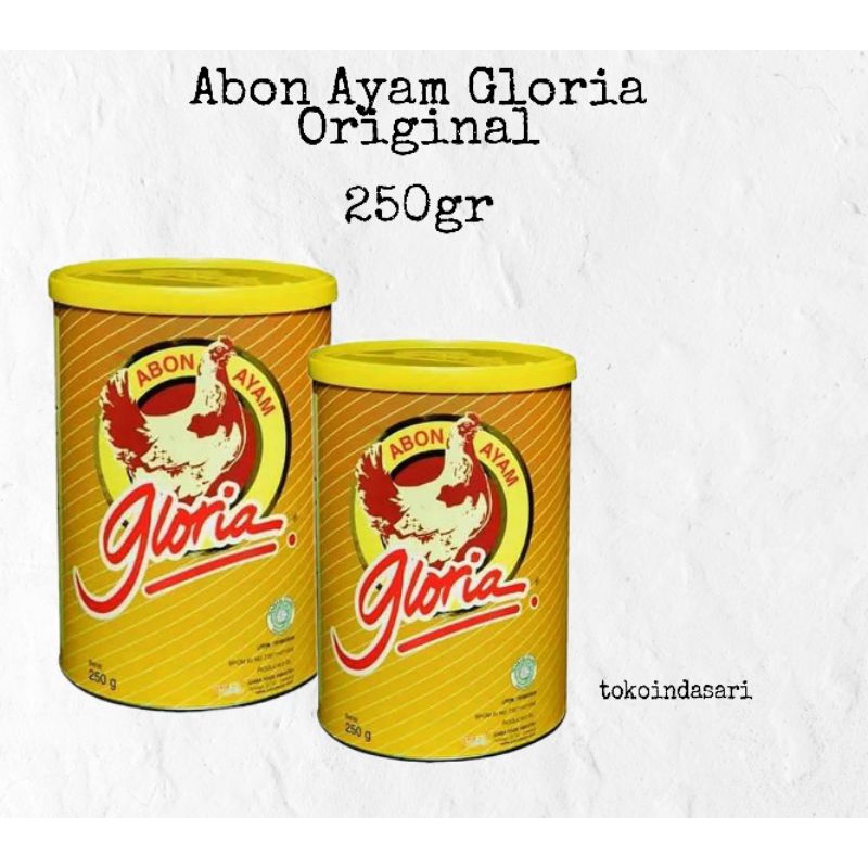 

Abon Ayam Gloria Original isi 250gr