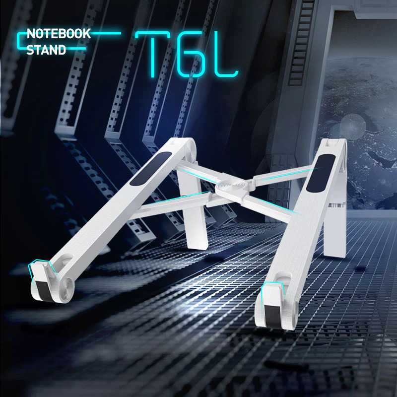 TG - AE COOLCOLD Laptop Stand Foldable Adjustable - T6L