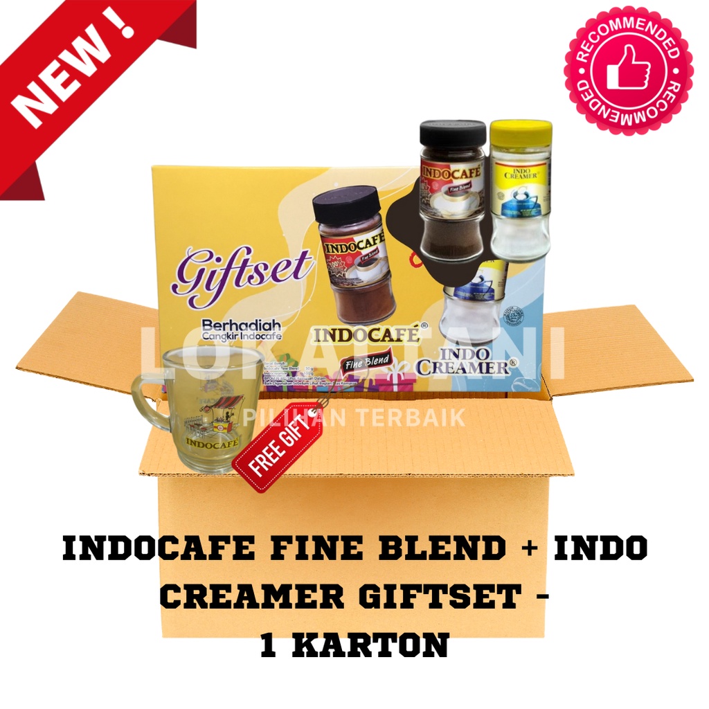 

Paket Kopi Indocafe Fine Blend & Indo Creamer - GIFTSET 1 KARTON