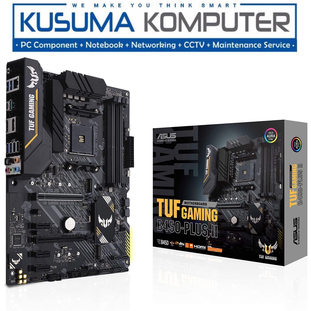 Asus TUF GAMING B450 PLUS II dual M.2 Type-C