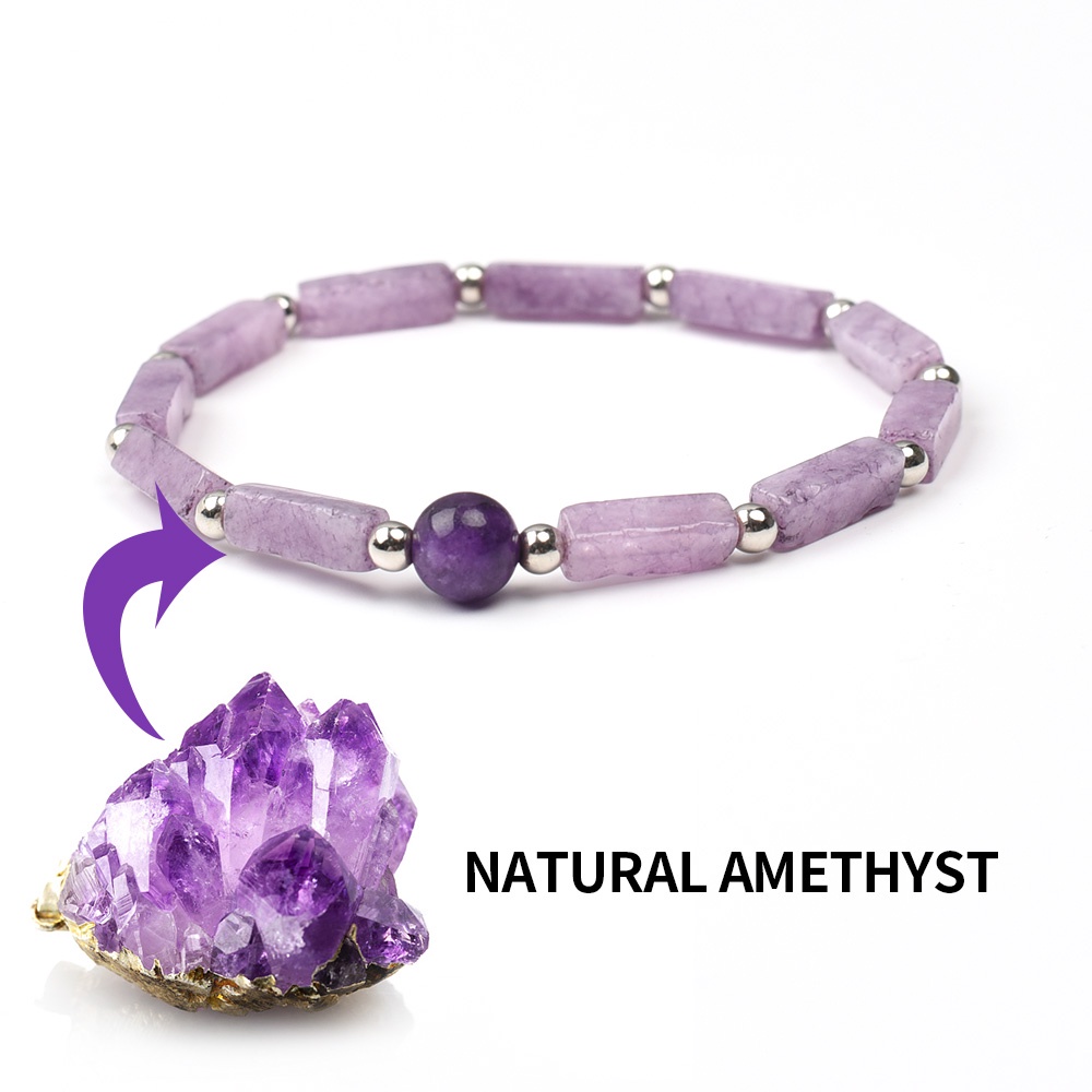 Gelang Manik-Manik Amethyst Alami Untuk Menurunkan Berat Badan