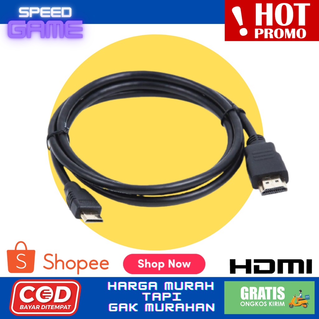 Kabel Cable HDMI to hdmi PS3 PS4 PS5 Ke TV